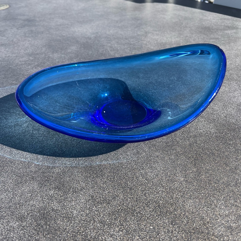 Vintage Cobalt Blue dish